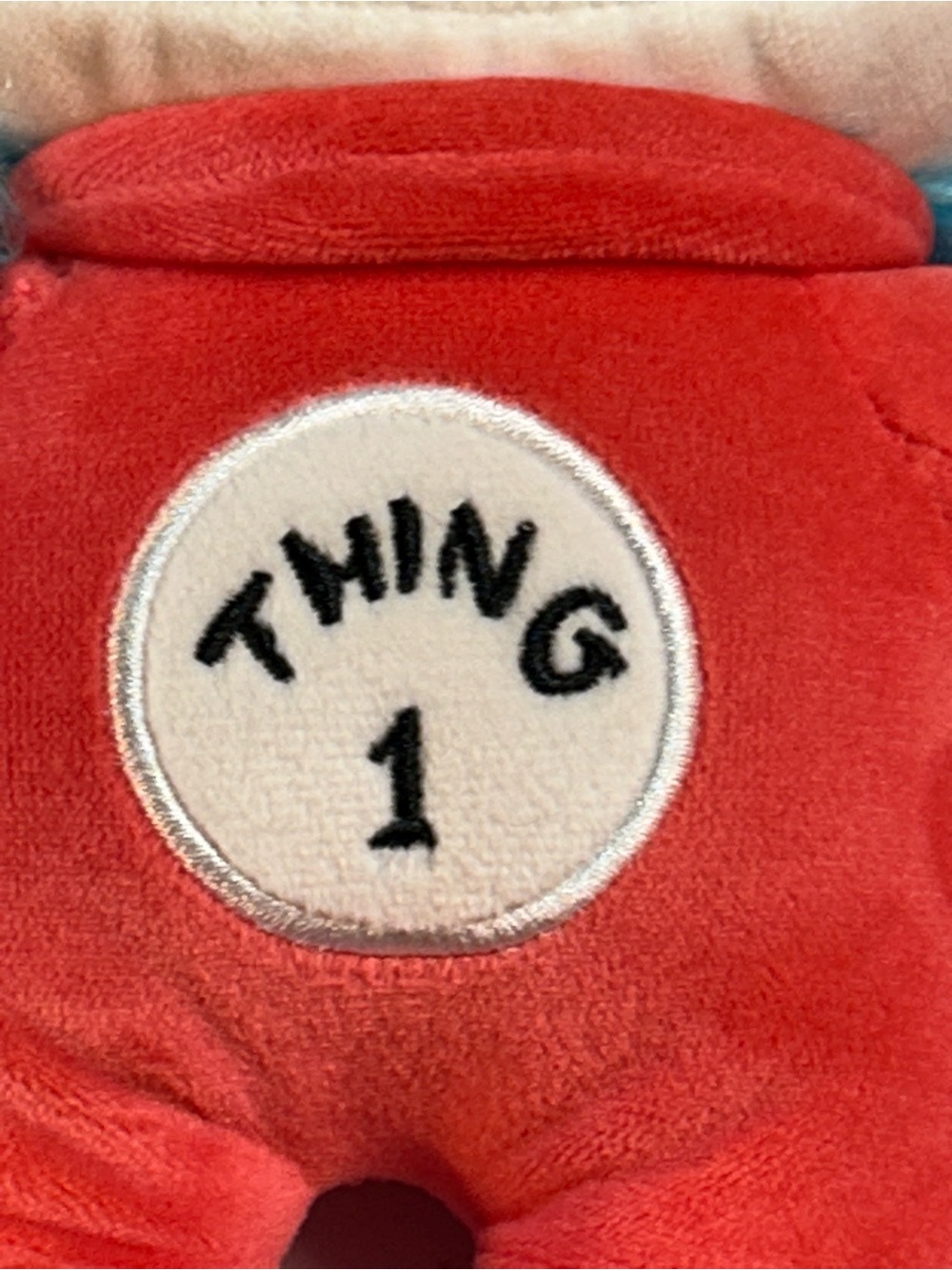 Universal Studios Dr Seuss Cat In The Hat Thing 1 and Thing 2 Stuffed Plush Toys - Picture 6 of 8